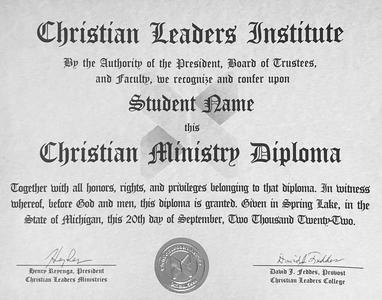 Christian Business Diploma (Tier 1) Discount Fast Delivery