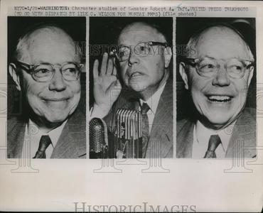 1952 Press Photo Robert A. Taft Senator Washington Authentic For Sale