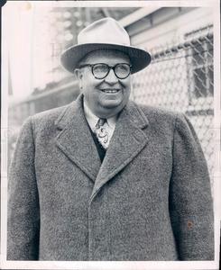 1953 Livonia Michigan Mayor Jesse Ziegler Press Photo Clearance Reliable