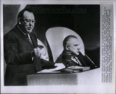 1952 Press Photo Trygve Lie United Nations Secretary Ost Release Dates