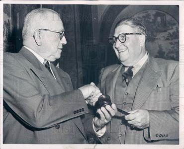 1953 Livonia Michigan Mayor Jesse Ziegler Press Photo Discount The Cheapest