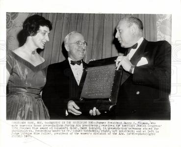 1953 Press Photo harry truman 33rd-president u.s. Genuine Online