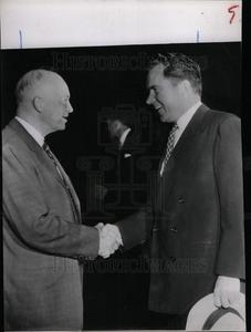 1953 Press Photo President Eisenhower Nixon Washington 100% Original Sale Online