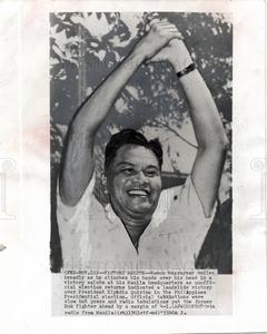 1953 Press Photo Ramon Magsaysay, Phillipines Newest