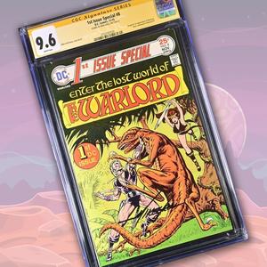 1st Issue Special The Warlord #8 DC Comics CGC Signature Series 9.6 Signed Mike Grell Explore