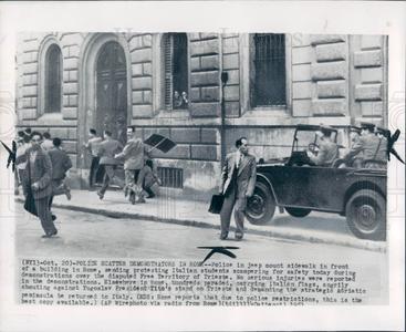 1953 Rome Italy Riots Press Photo Store With Big Discount