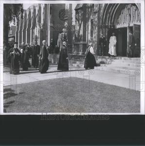 1954 Press Photo Evanston's First Methodist Church 100% Original Sale Online
