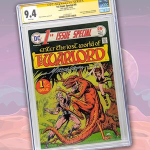 1st Issue Special The Warlord #8 DC Comics CGC Signature Series 9.4 Signed Mike Grell Clearance Official
