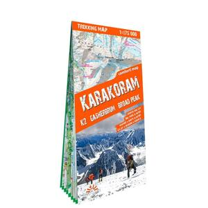 Laminated hiking map - Karakoram, K2, Gasherbrum, Broad Peak (Pakistan, China) | Terraquest Buy Cheap Factory Outlet