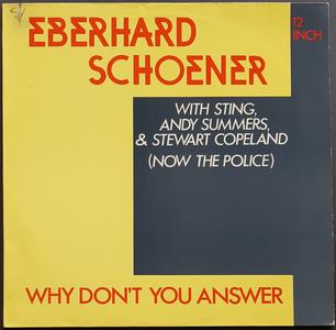 Police (Eberhard Schoener) - Why Don't You Answer 2025 Newest Cheap Online