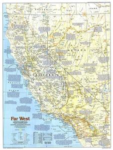 1984 Making of America, Far West Map Cheap Lowest Pice