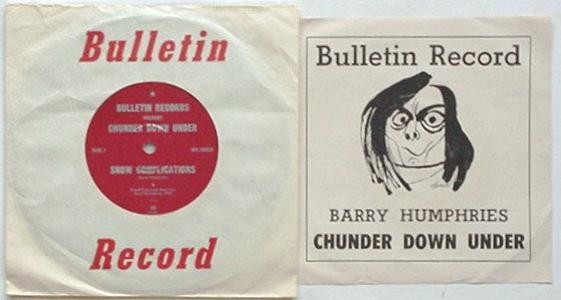 Barry Humphries - (CHUNDER DOWN UNDER) Snow Complications 2025 New For Sale