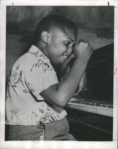 1954 Press Photo Sugar Chile Robinson American Pianist Clearance Best Pices