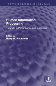 Human Information Processing - Hardback Outlet Shop Offer