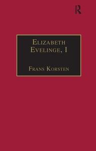 Elizabeth Evelinge, I - Hardback Popular Sale Online