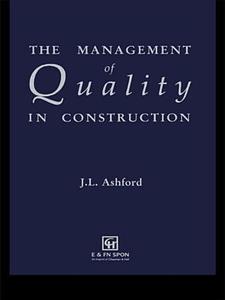 Management of Quality in Construction - Hardback Cheap View