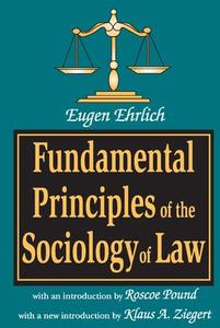 Fundamental Principles of the Sociology of Law Pre Order