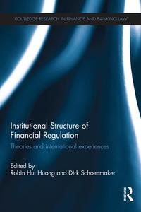 Institutional Structure of Financial Regulation 2025 New Cheap Pice
