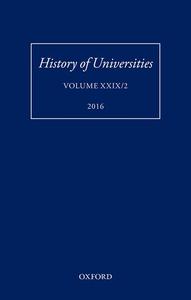 History of Universities Volume XXIX / 2 Discount Best Sale