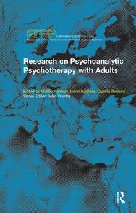Research on Psychoanalytic Psychotherapy with Adults Cheap Low Shipping