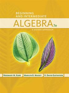 Beginning and Intermediate Algebra : A Guided Approach Online Online For Sale