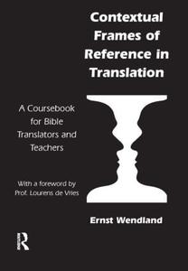 Contextual Frames of Reference in Translation Buy Cheap Wide Range Of