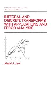 Integral and Discrete Transforms with Applications and Error Analysis Buy Cheap Classic