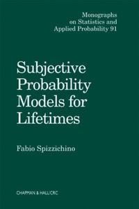 Subjective Probability Models for Lifetimes - Hardback Online For Sale