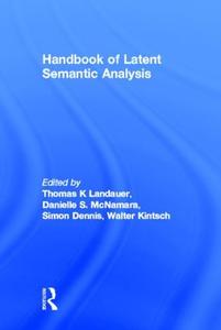 Handbook of Latent Semantic Analysis Discount In China