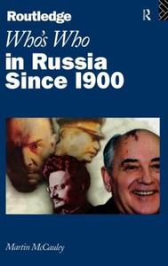 Who's Who in Russia since 1900 - Hardback Best Sale For Sale