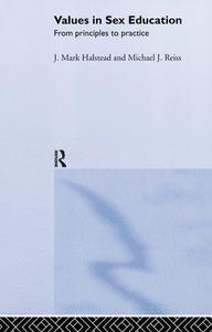 Values in Sex Education - Hardback Authentic For Sale
