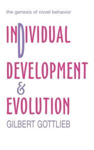 Individual Development and Evolution Buy Cheap Buy