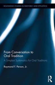From Conversation to Oral Tradition Cheap Sale Buy