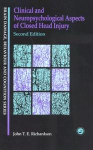 Clinical and Neuropsychological Aspects of Closed Head Injury Sale Fake