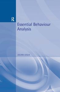 Essential Behaviour Analysis - Paperback / softback Visit Cheap Pice