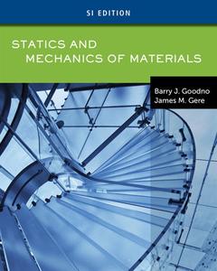 Statics and Mechanics of Materials, SI Edition Online Online For Sale