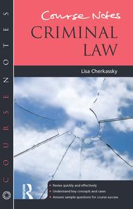 Course Notes: Criminal Law Outlet Countdown Package