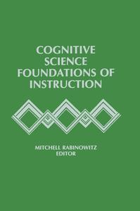 Cognitive Science Foundations of Instruction Outlet Sale Online