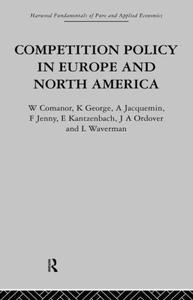 Competition Policy in Europe and North America Cheap Pice For Sale