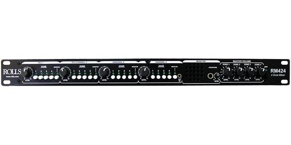 Rolls RM424 4 Zone Paging Microphone Mixer Real Online