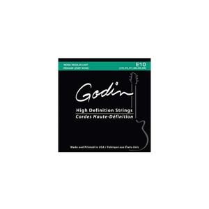Godin E-10 Nickel Electric Guitar Strings Regular Light 10-46 Cheap Usa Stockist