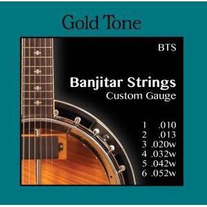Gold Tone BTS Banjitar Silverwound Loop End Guitar Strings Custom 10-52 Cheap Sale Amazing Pice