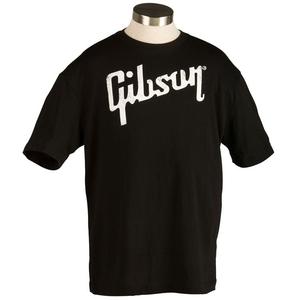 Gibson GTS-BLKS Black T-Shirt with White Logo-Small Sale Wholesale Pice