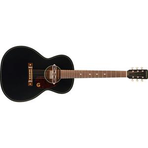 Gretsch Jim Dandy Concert Deltoluxe Acoustic/Electric Guitar-Black Top Cheap New Arrival