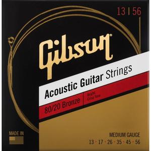 Gibson G-BRW13 80/20 Bronze Acoustic Guitar Strings Medium Gauge 13-56 Sale Best Seller