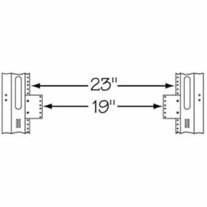 Middle Atlantic 23-19-2 Rack Rail Reducer Outlet Discount Authentic