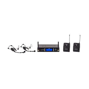Gemini UHF-6200HL Dual Channel Wireless System with 2 Headset Lavalier Sale Purchase