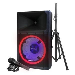 Gemini GSP-L2200PK Bluetooth 2200 Watt Speaker with Party Lights and Built-In Media Player Buy Cheap Pre Order