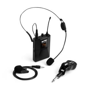 Gemini GMU-HSL100 UHF Wireless Hands Free Lavalier Headset Microphone System Outlet Fashionable