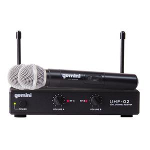 Gemini UHF-02M Handheld Wireless Microphone System, S34 Cheap Newest